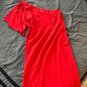 Bright orange/red dress NWT!!